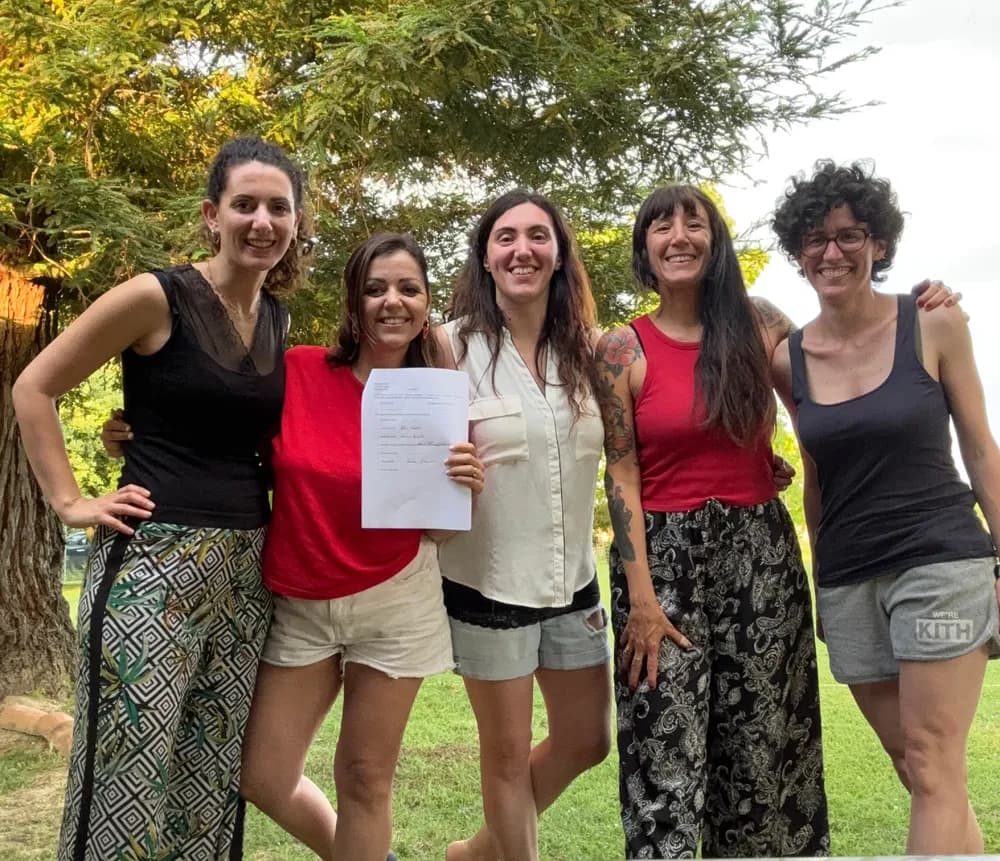 Le socie di Pagine Sorelle agli inizi dell'associazione